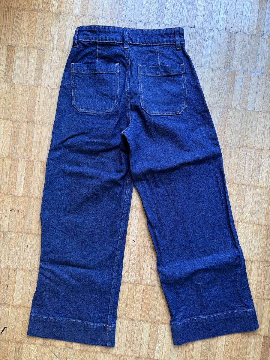 H&M Jeans: Wide Leg Jeans, Dark Wash, Size 36 – Gebraucht aus Effretikon von expiredrice 3