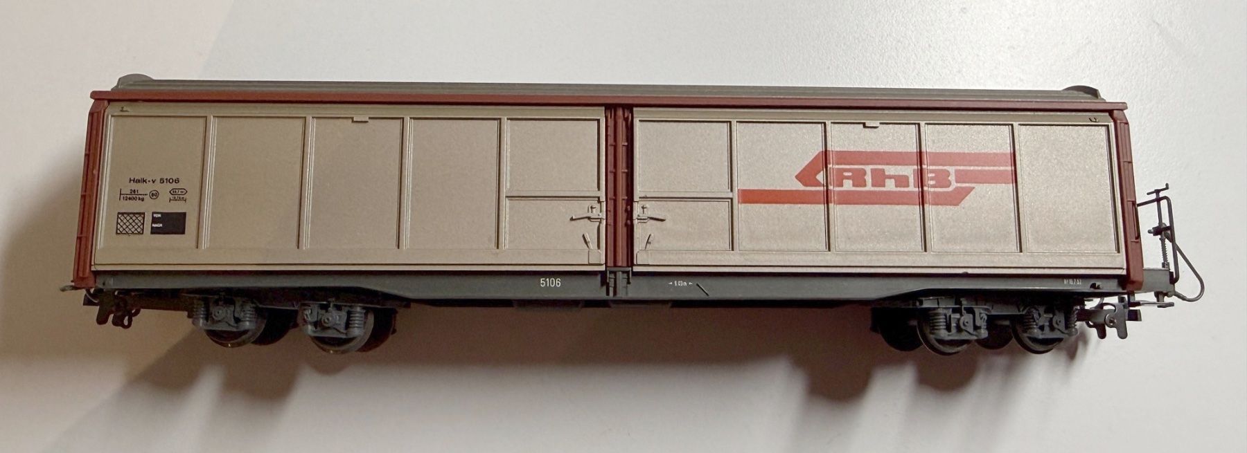 Bemo Modelleisenbahnen: Bemo RhB Schiebewandwagen Haik-v 5106 – Gebraucht aus Samedan von Gischpel25 1
