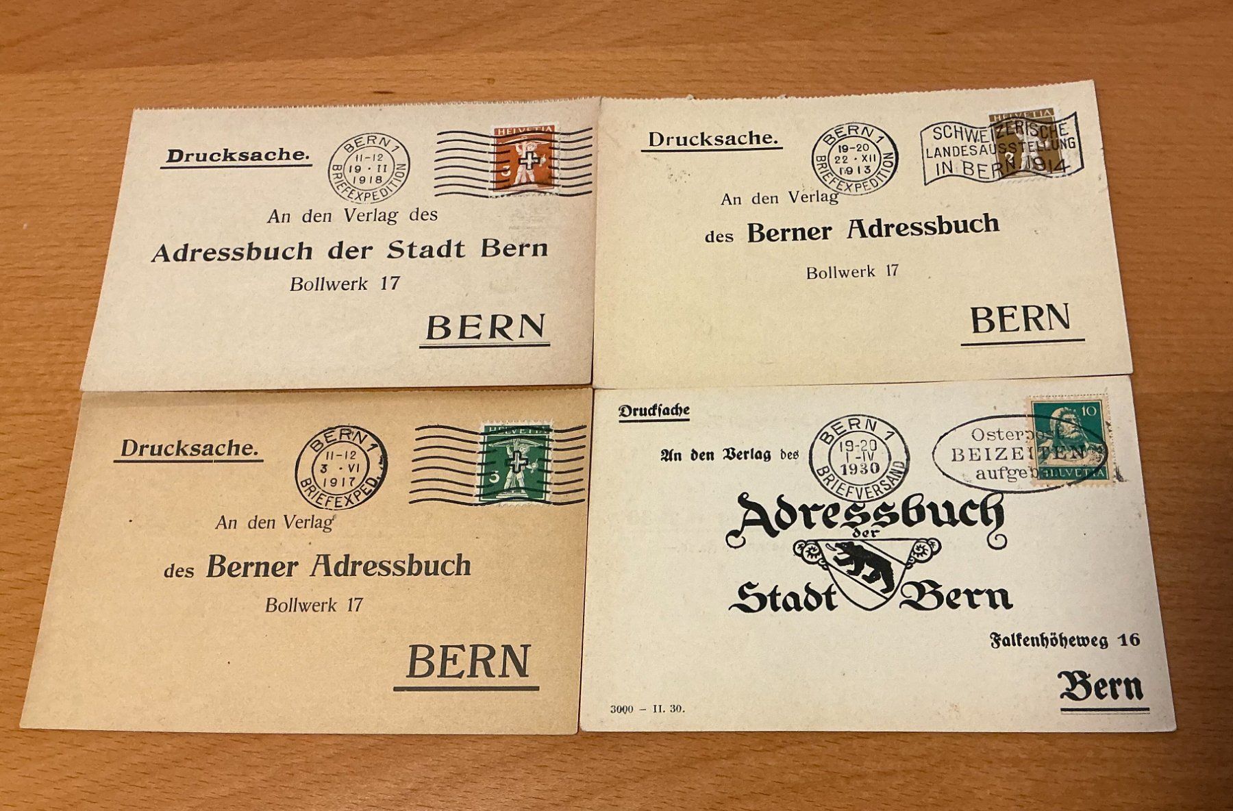 Alle Briefmarken: 4 Postkarten – Neu (gemäss Beschreibung) aus Koblenz von Markenhimmel
