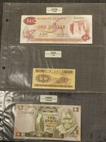 6 Banknoten aus aller Welt