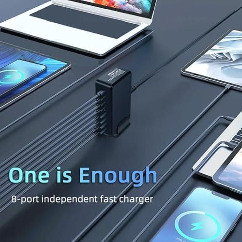 Chargements: USB C Ladegerät Mehrfach, 8 Port USB – Neuf avec emballage d'origine à Hundwil par Mr.Wong 6