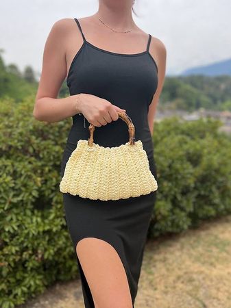 Borsa fatta a mano con uncinetto