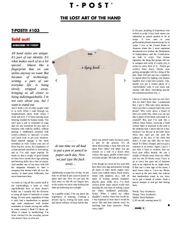 T-post.com Special T-Shirts mit Background - Grösse M