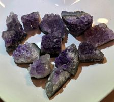 11 Amethyst Stufen Set C 435g