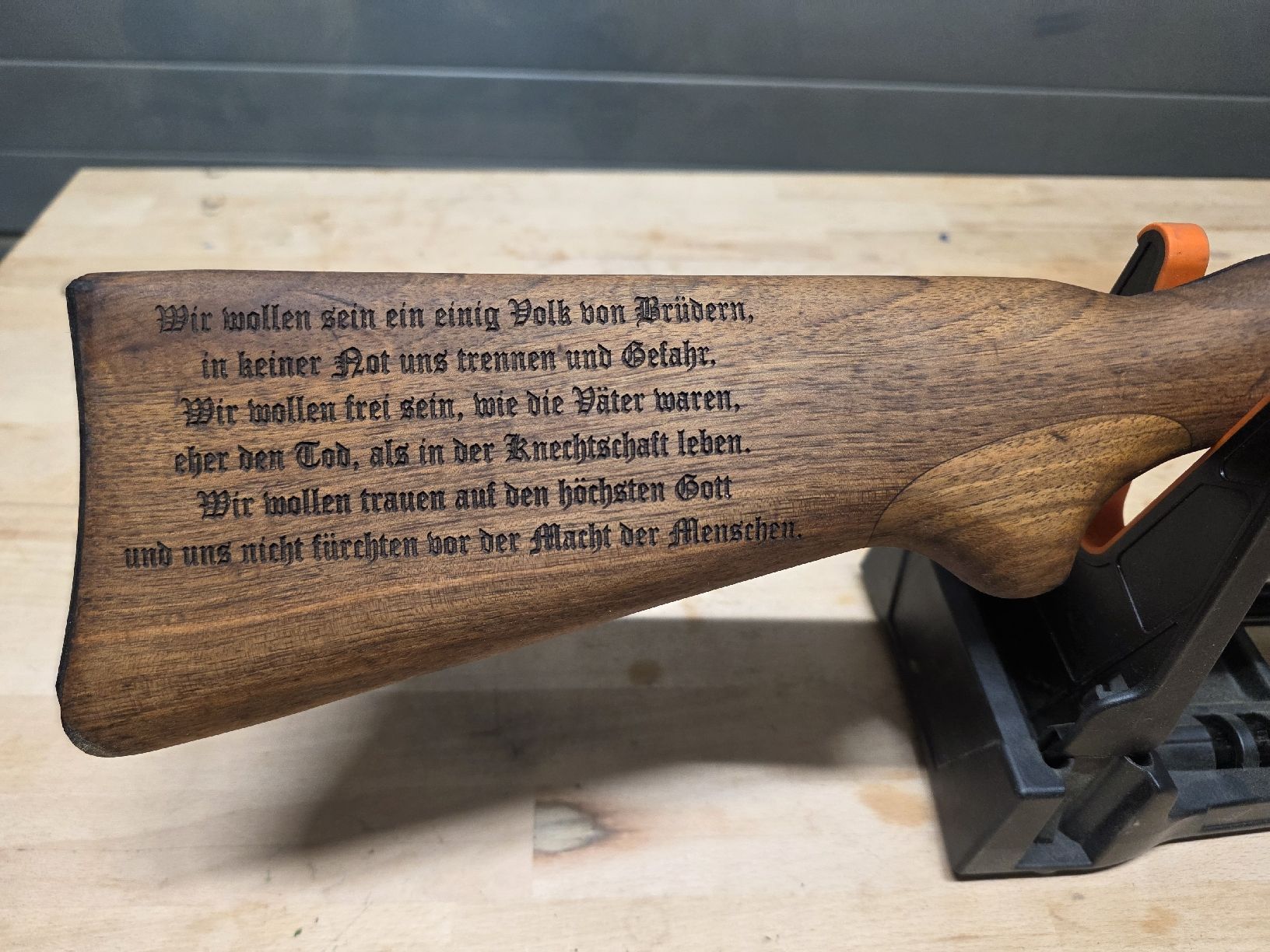 Tutte le decorazioni: Langgewehrschaft zu verkaufen – Usato da Trimmis venduto da 1291Gravur 2