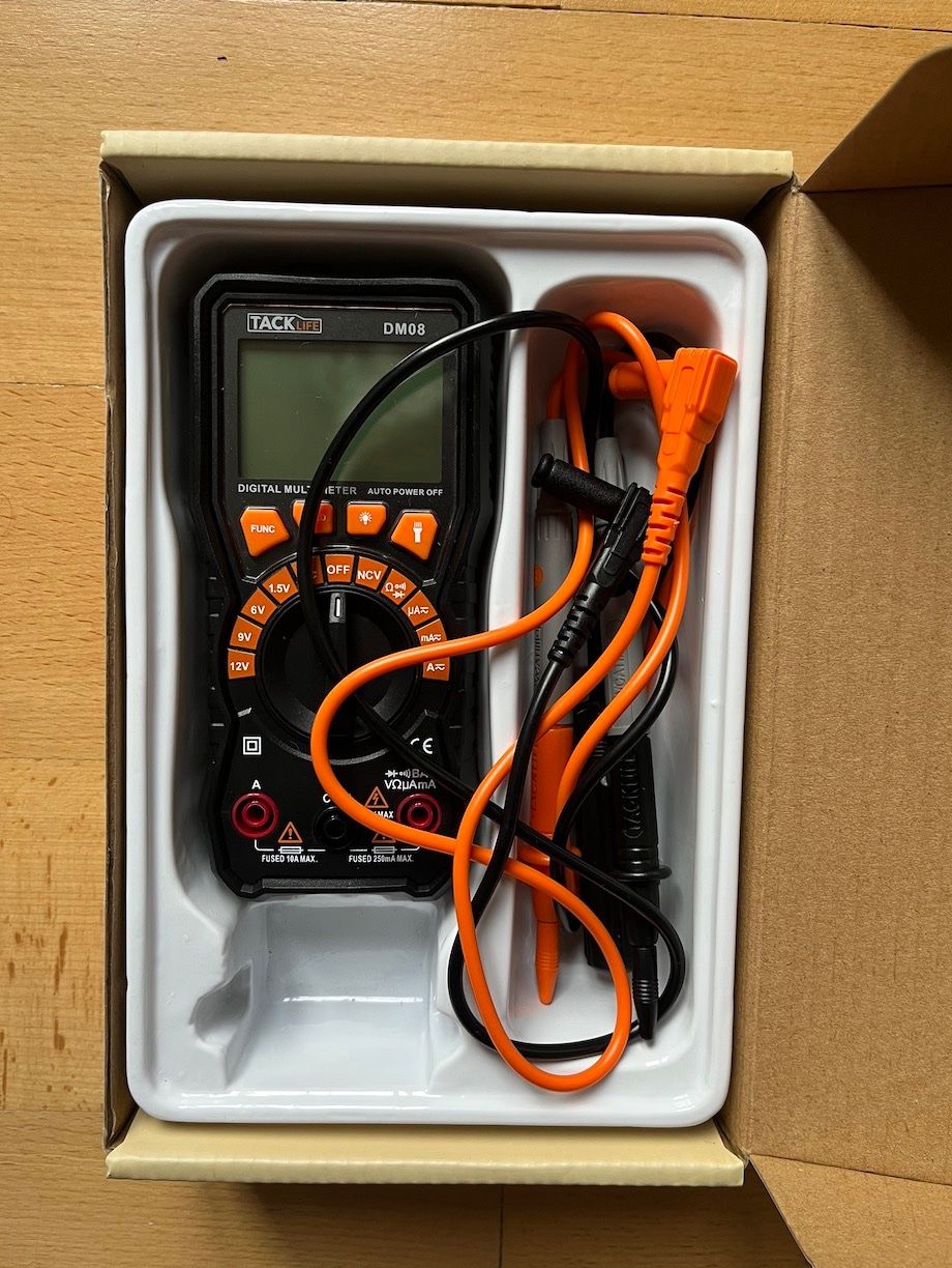 Misurare: TACKLIFE DM08 Digital-Multimeter – Usato da Wallisellen venduto da Smallfish1968 1