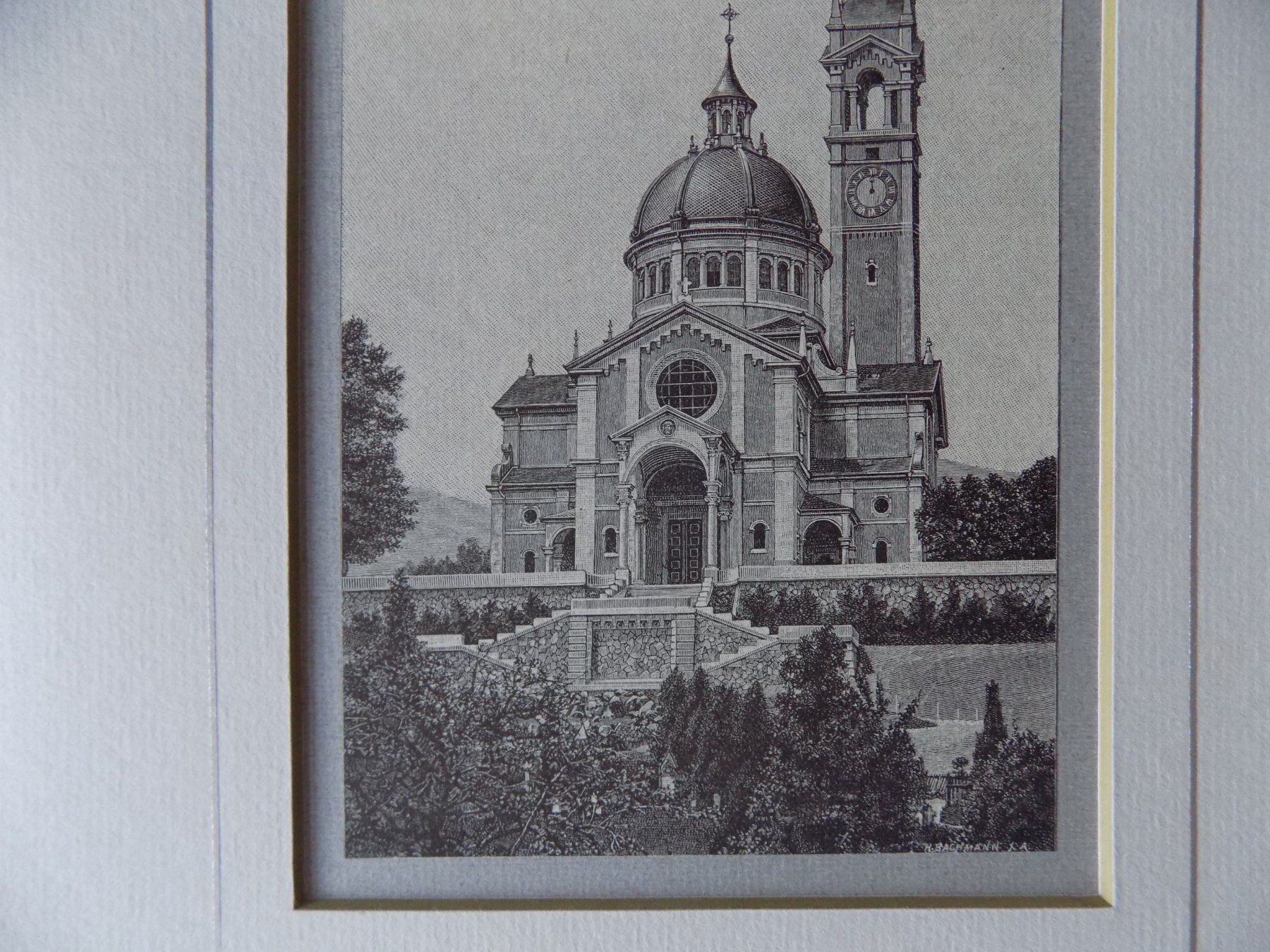 Gravures: Kirche Enge in Zürich – D'occasion à Risch par Rischli15 4