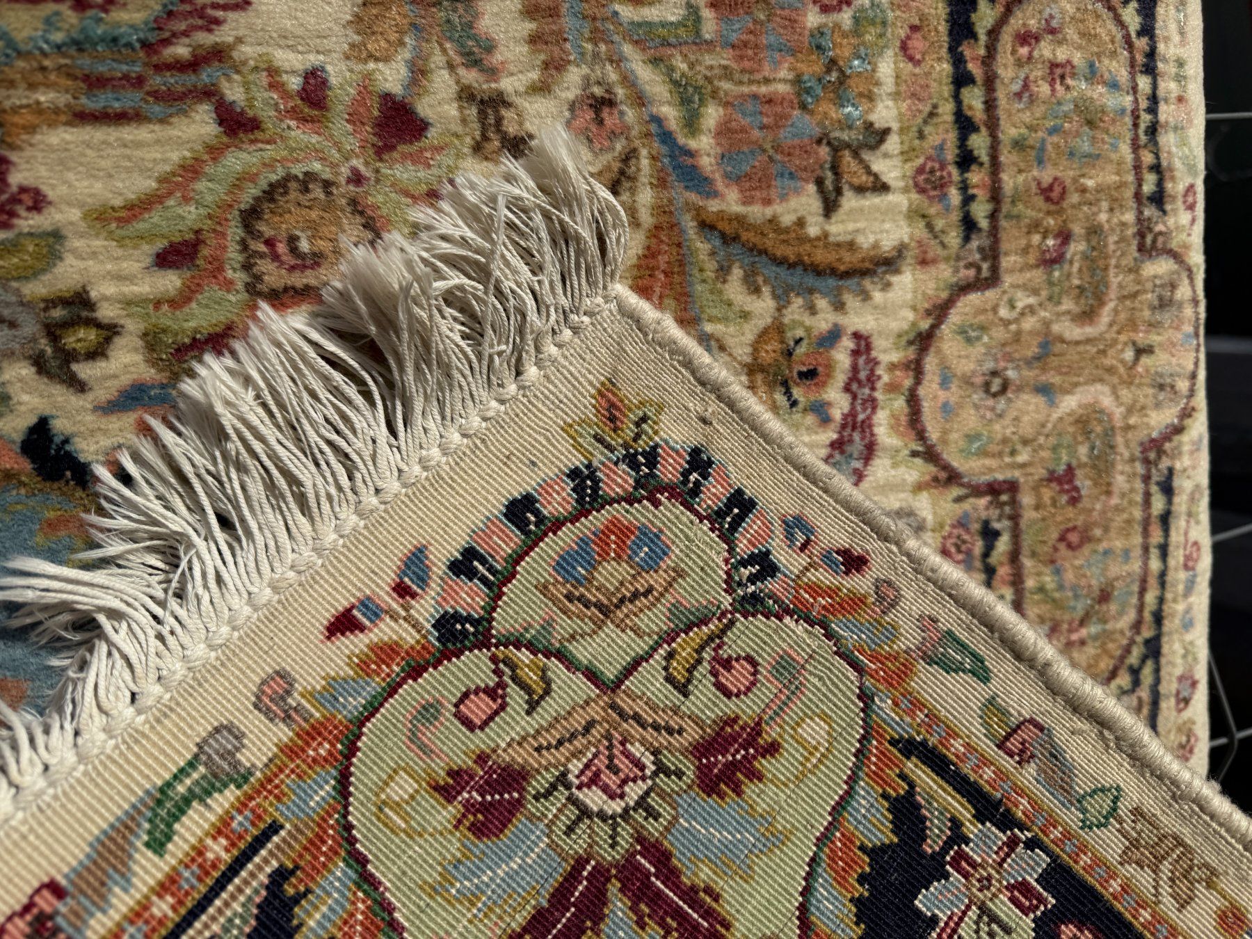 Tappeti: Tabriz Tabatabai mit Seide Teppich 140x98cm sauber – Usato da Vacallo venduto da cri_229f 6