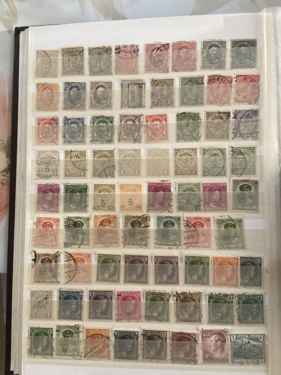 Tutti i francobolli: Luxembourg postage stamps 2 pages – Usato da Collex venduto da RCXGJ