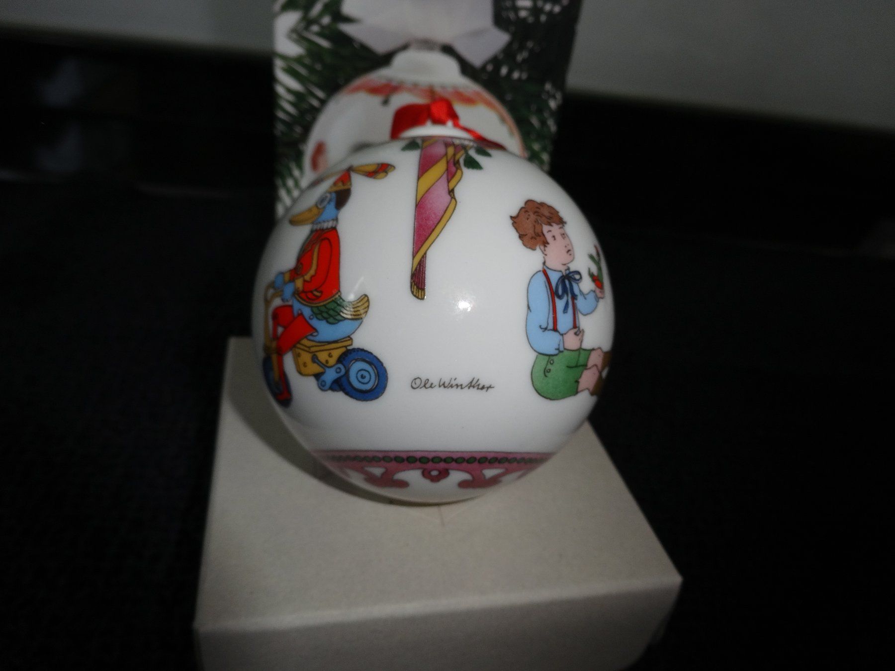Hutschenreuther Tutte le decorazioni: Weihnachtskugel 1992 Hutschenreuter Ole Winther – Usato da Neerach venduto da jenny062 2