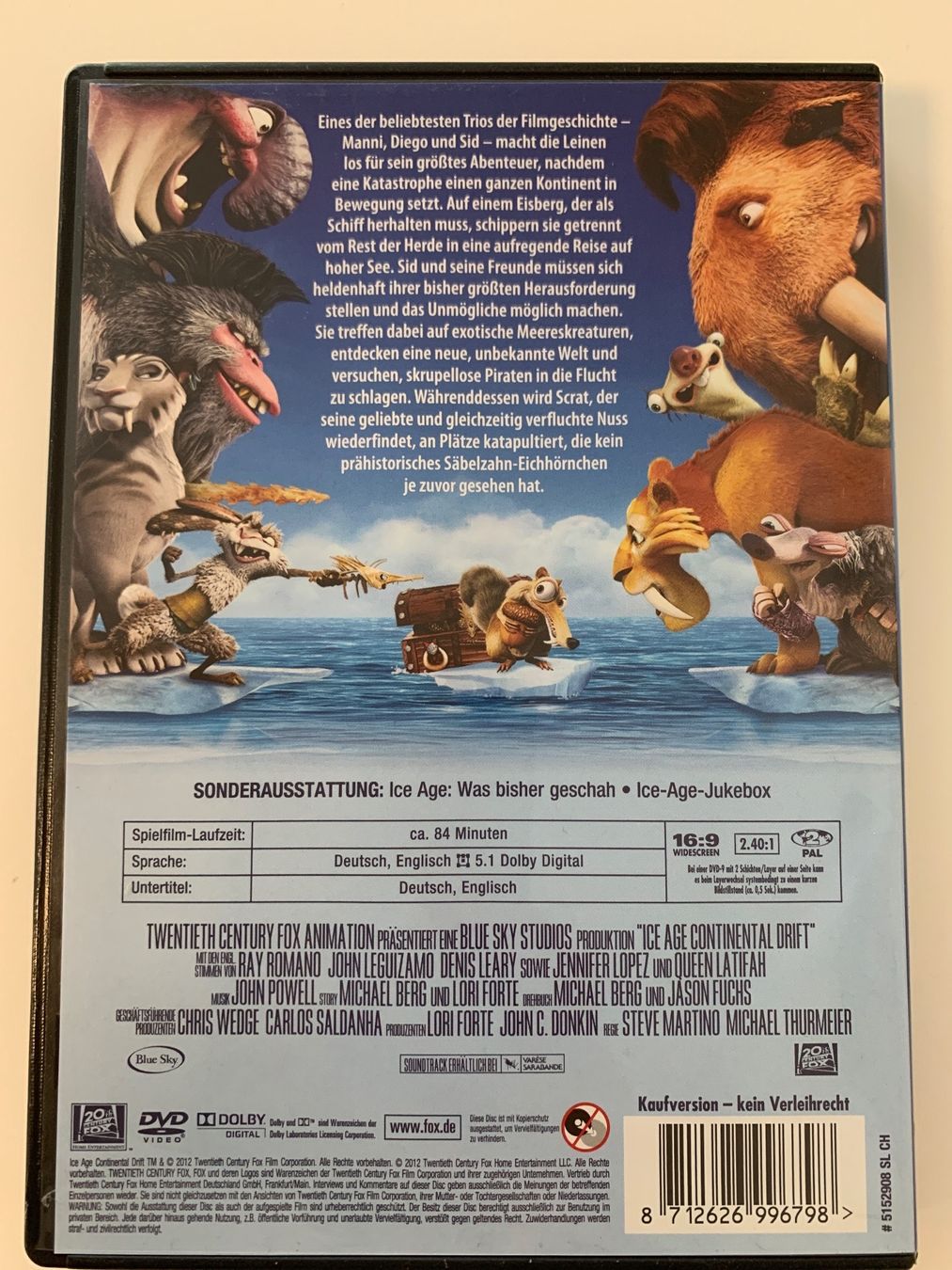 Tutti i DVDs: DVD- Ice Age 4 – Usato da Kreuzlingen venduto da jamie45 1