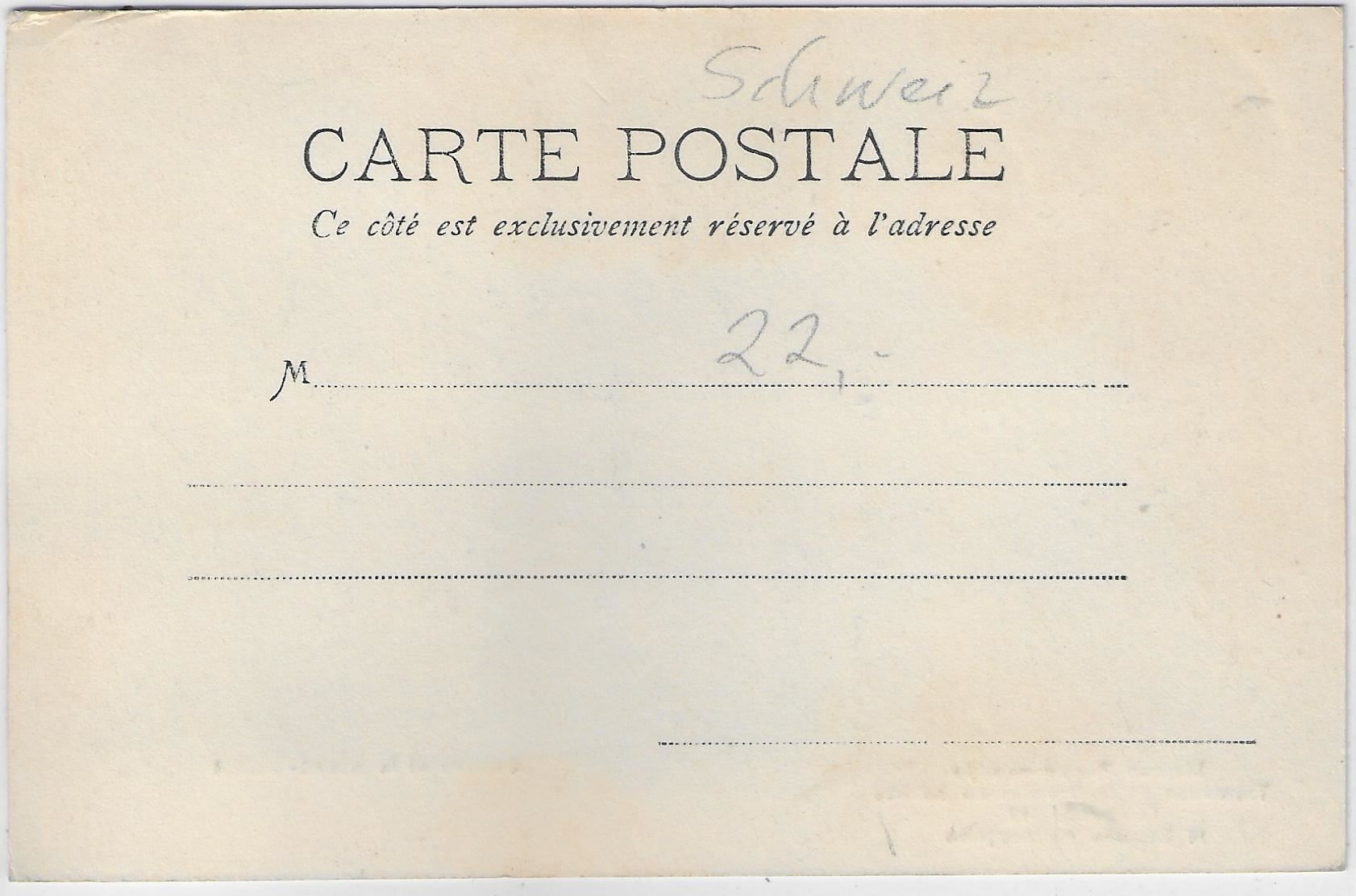 Cartoline postali: Geneve - Hotel Pension Frey – Usato da Ettingen venduto da Kartenplanet 1
