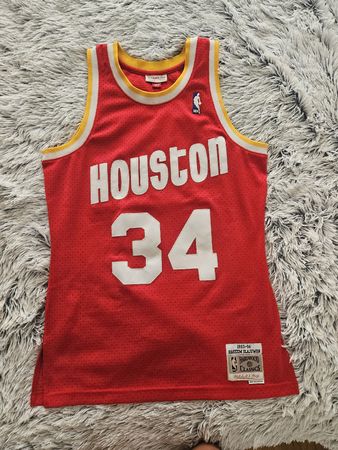 Maillot Houston Rockets OLAJUWON 34 Mitchell & Ness Hardwood