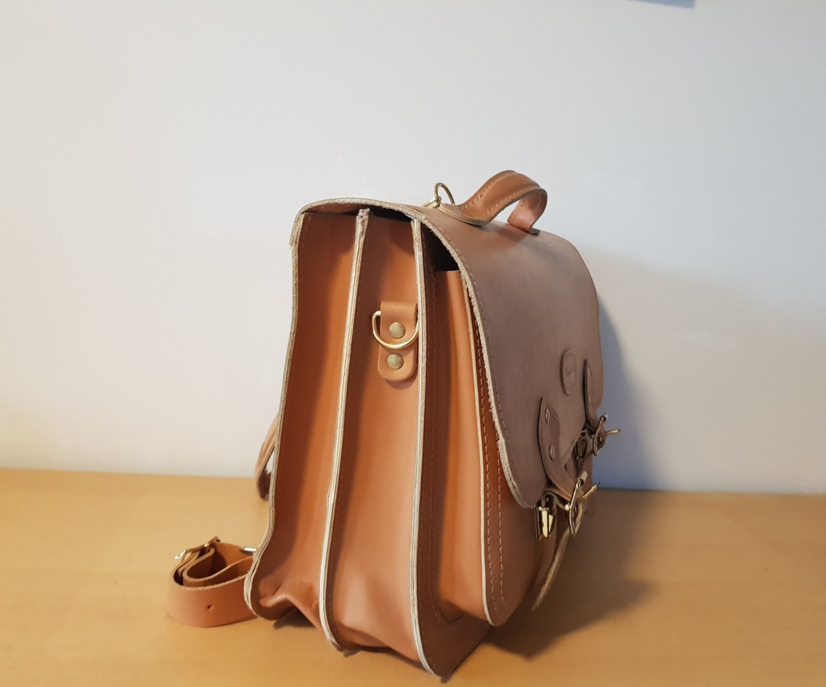 Valises & Sacs: Monte Paolo Leder-Aktentasche/Rucksack – D'occasion à Basel par chien008 2