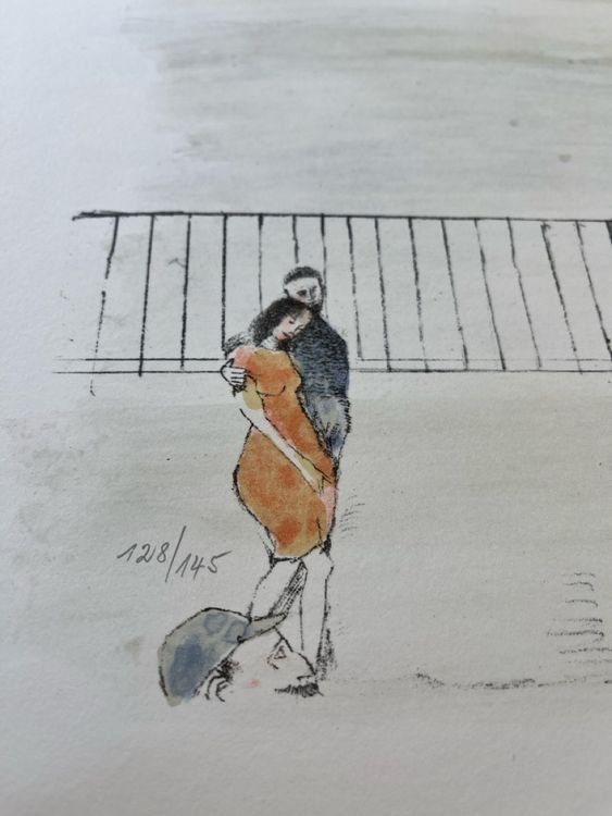 Grafica & Litografie: OTTO BACHMANN LITHOGRAPHIE SIGNIERT NUMMERIERT – Usato da Gersau venduto da grafik-kunst 6