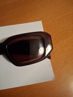 Sonnenbrille PRADA Damenmod. rechteckig dunkelbraun guter Zu