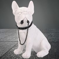 🖤 Stilvolle Bulldogge Figur mit Leine: Ein Must-Have! 🐾💫
