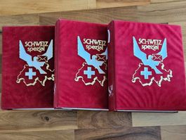 Schweiz Spezial-Sammlung in 3 roten Album