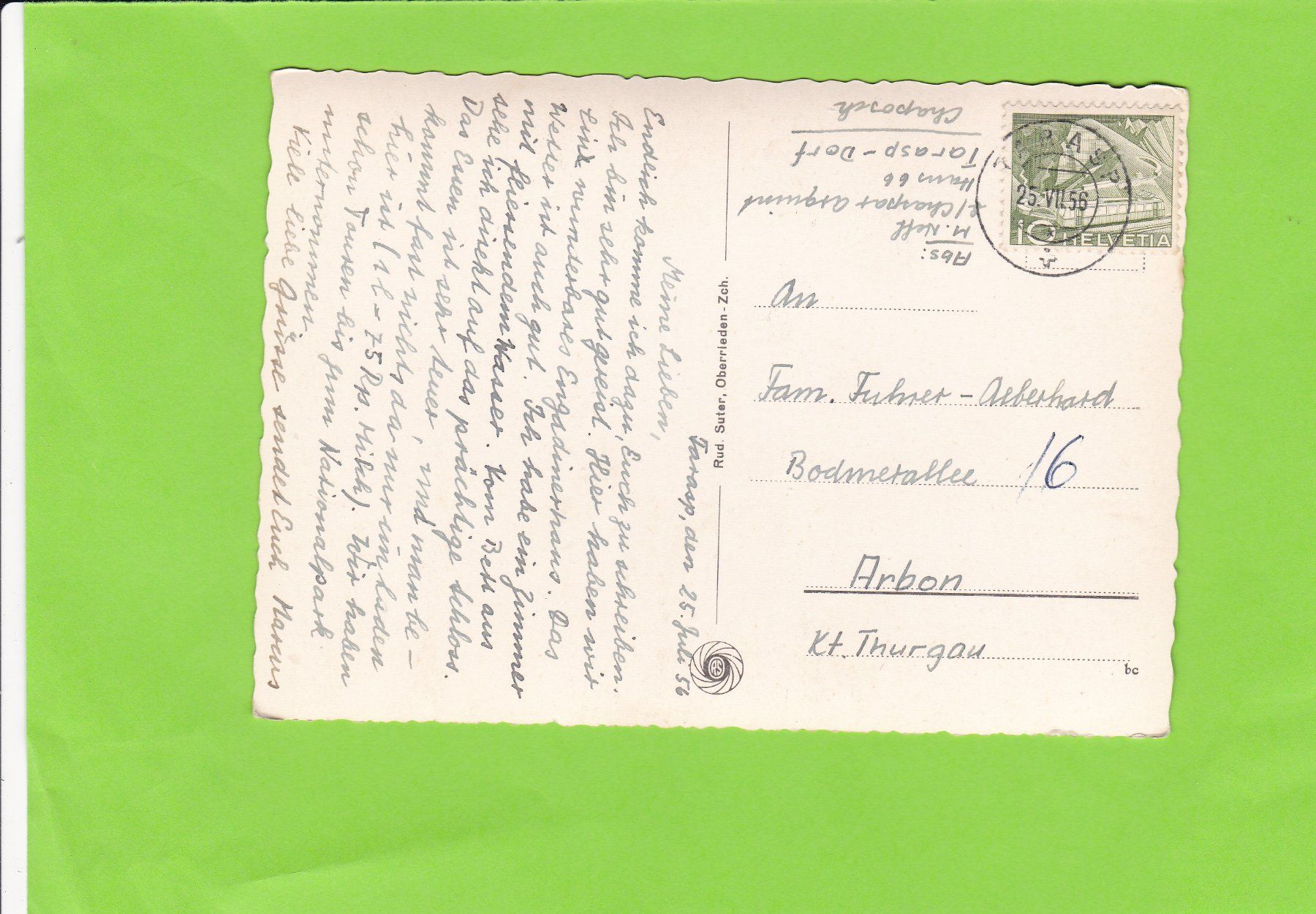 Cartes postales: Schloss Tarasp – D'occasion à St. Peterzell par neckertal 1