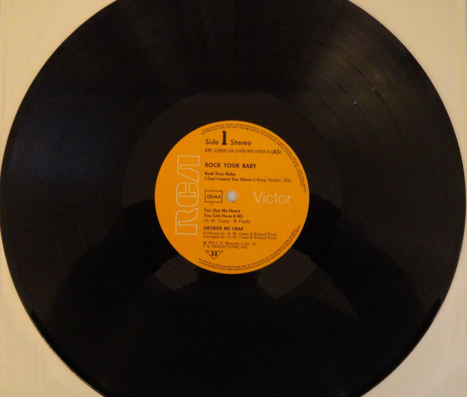 Schallplatten: GEORGE MC CRAE - Rock your Baby – Gebraucht aus Neftenbach von Verk13 2