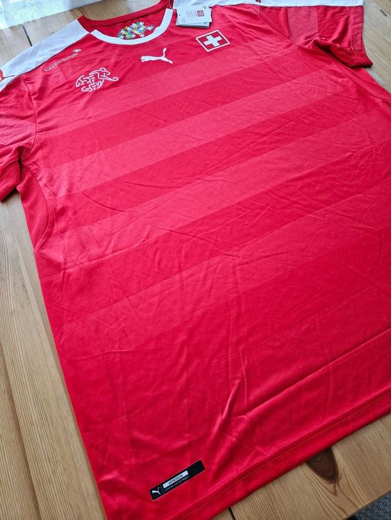 Puma Maillots de corps & Pantalons: Trikot Schweiz Puma NEU Gr. XXL Schweizer Fussball Nati EURO – Neuf (Voir description) à Hägglingen par United-Village-Trade 4
