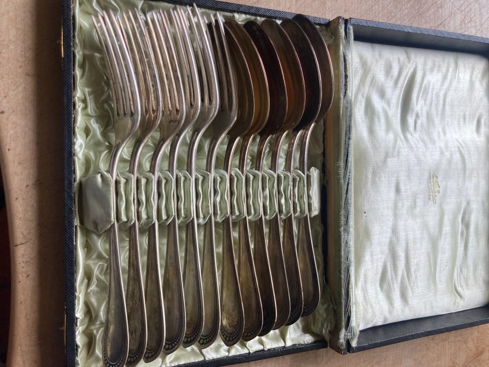 Set di 30 posate acciaio inox argento RIGATONI