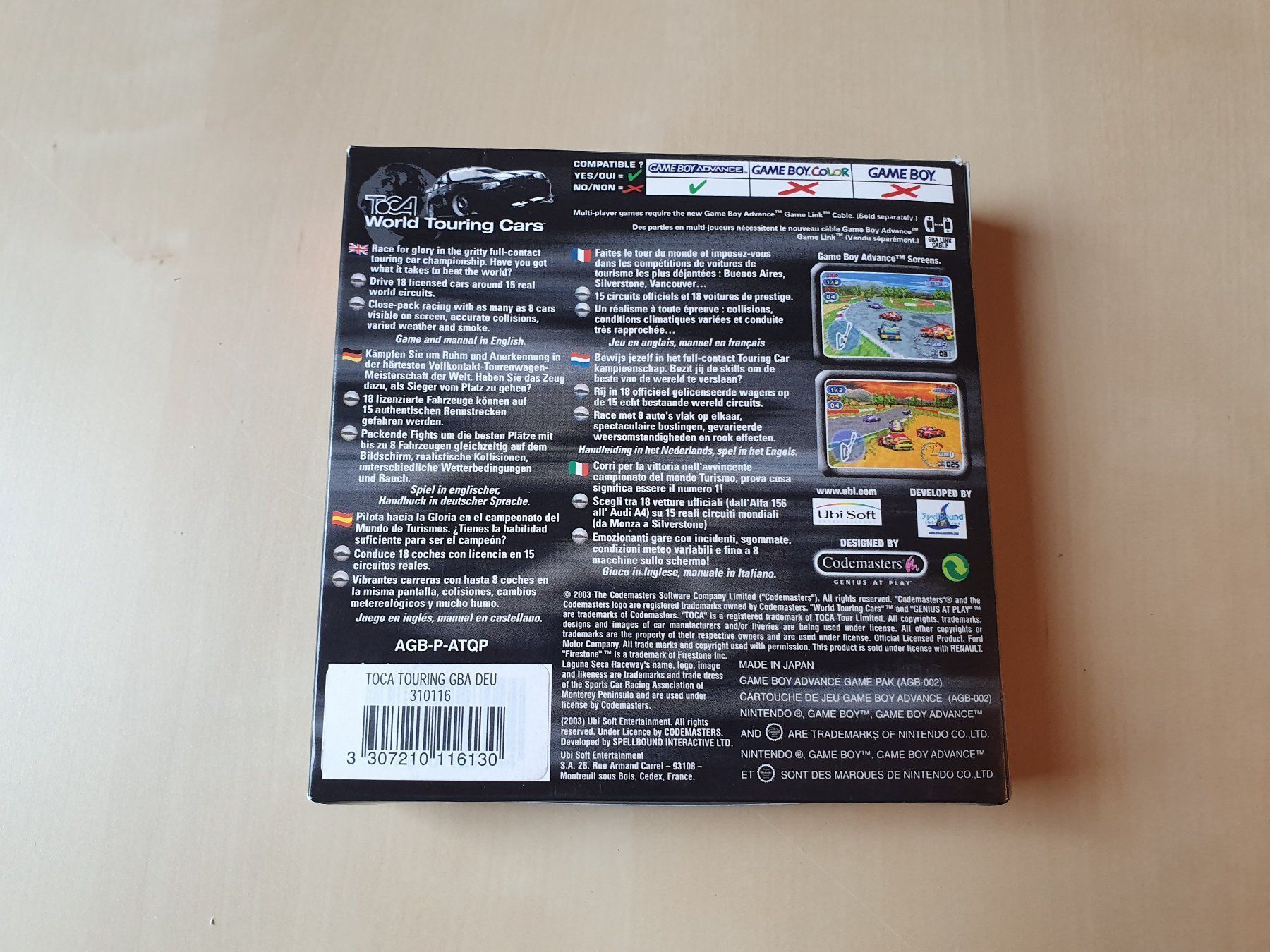 Nintendo Giochi: TOCA Touring Cars – Usato da Stansstad venduto da collectorsshop 1