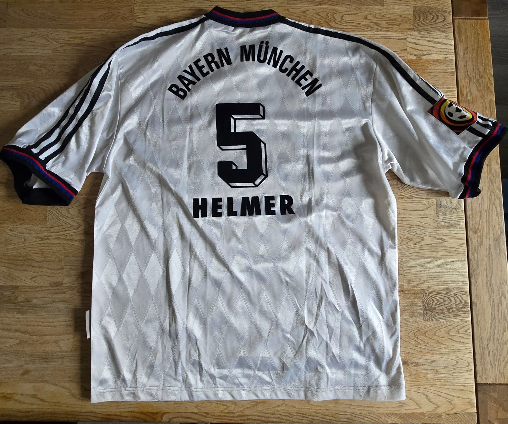 Adidas Canottiere & Pantaloni: Bayern München | Helmer | 1996/98 | mit Patch | Vintage – Usato da Zollbrück venduto da MiKron