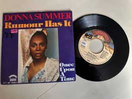 DONNA SUMMER tolle Single Kult Disco 80's Rumour has it