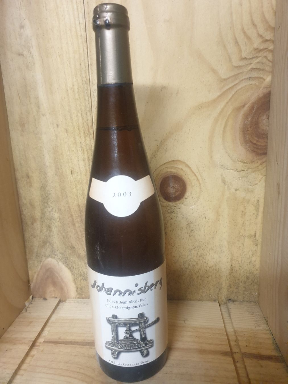 Wein: Vin Johannisberg 2003 Valais AOC – Gebraucht aus Rennaz von Winelovers1983