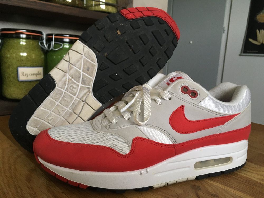 NIKE Air Max One Anniversary red 2017 41 8us Acheter sur Ricardo