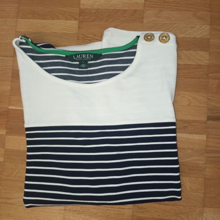 Neu! Original RALPH LAUREN Shirt, Gr. L, klass. Marine Look