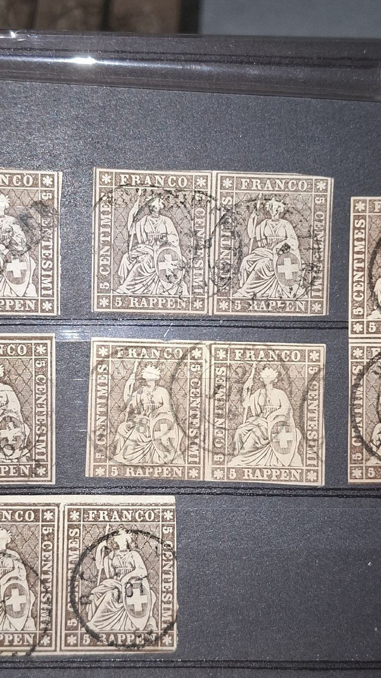 Tutti i francobolli: Strubellot mit Paaren 7Stk.  – Usato da Balgach venduto da SIMEON27 5