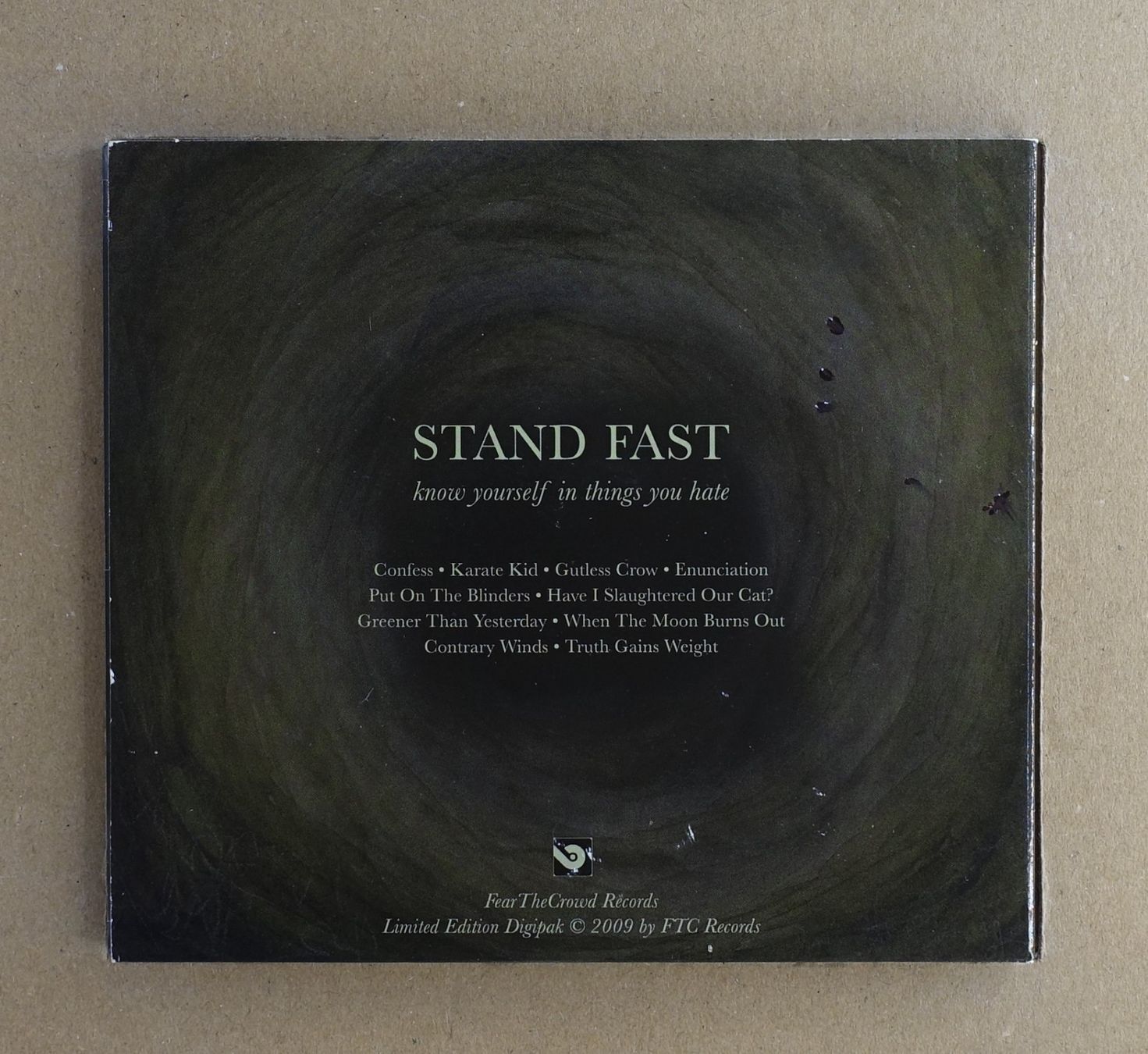 CD: Stand Fast – Know Yourself In Things You Hate - T8 – Usato da Sessa venduto da discoverymedia 1