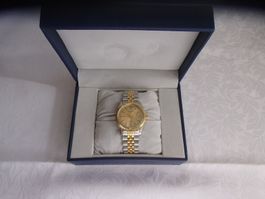 Uhr Herren "Diamond" Quarzuhr (Bicolor)