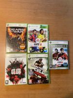 Xbox 360 Spiele Konvolut: Gears of War, FIFA, Splinter Ce...