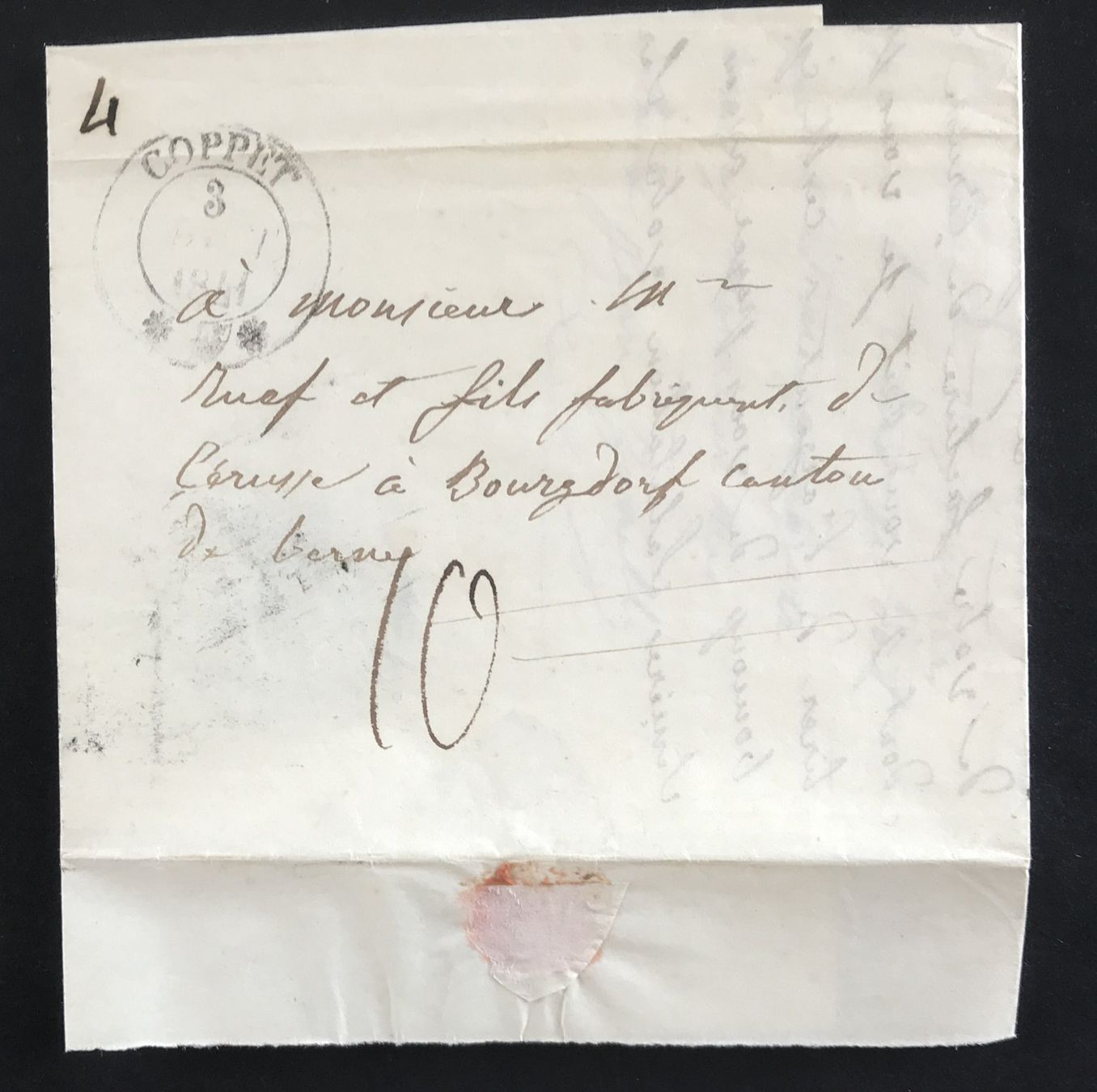 Documenti: ANTIKER BRIEF 1841 – Usato da Ostermundigen venduto da wini63