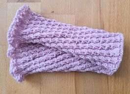 Schöne handgestrickte Armstulpen Pulswärmer Amedysli