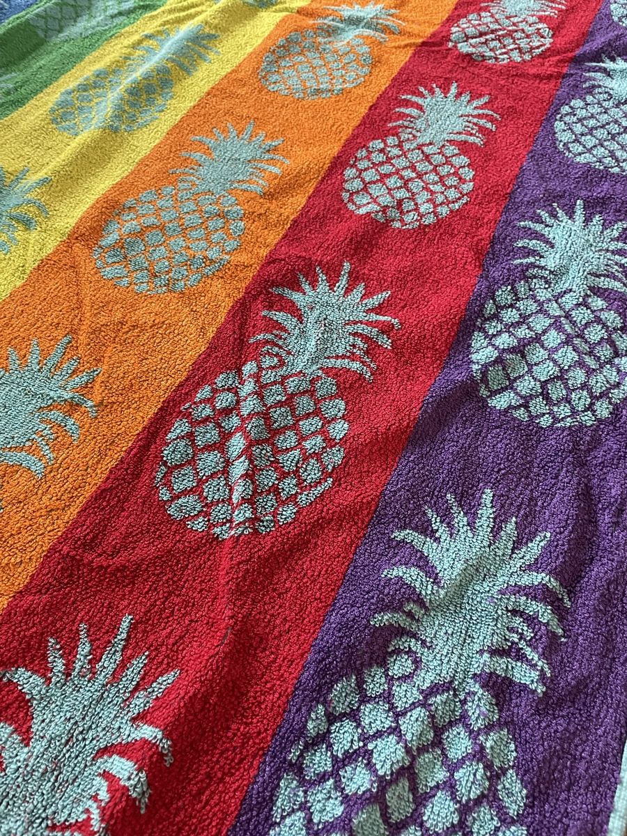 Serviettes de bain: Rainbow Pineapple Beach Towel – D'occasion à Zürich par cel_8yfx 4