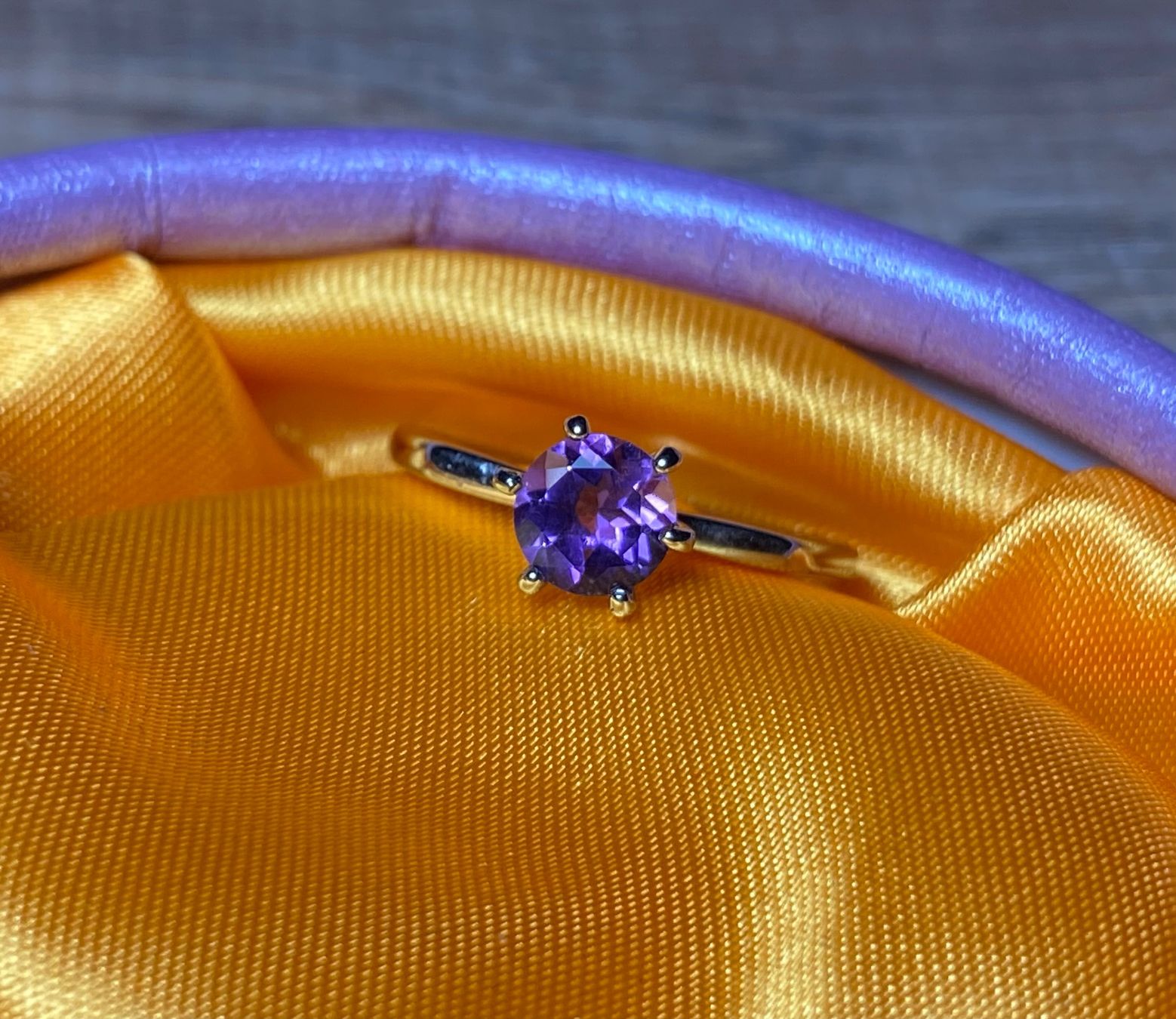 Ringe: Amethyst Ring Silber 925 vergoldet 💎✨ – Neu und originalverpackt aus Laax GR von Kiki-Kingdom2 6