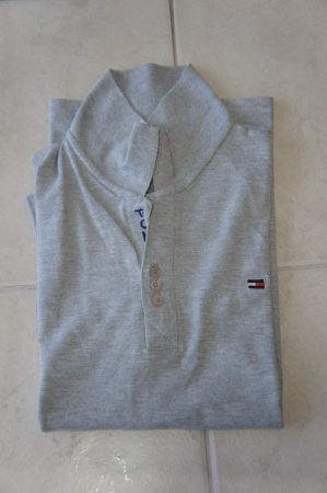 Tommy Hilfiger Poloshirt / hellgrau / Grösse L - Neu