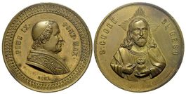 Rom, Pius IX., Medaille o.J. Jesus