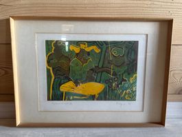 Superbe gravure épreuve d’artiste signé Häger 69