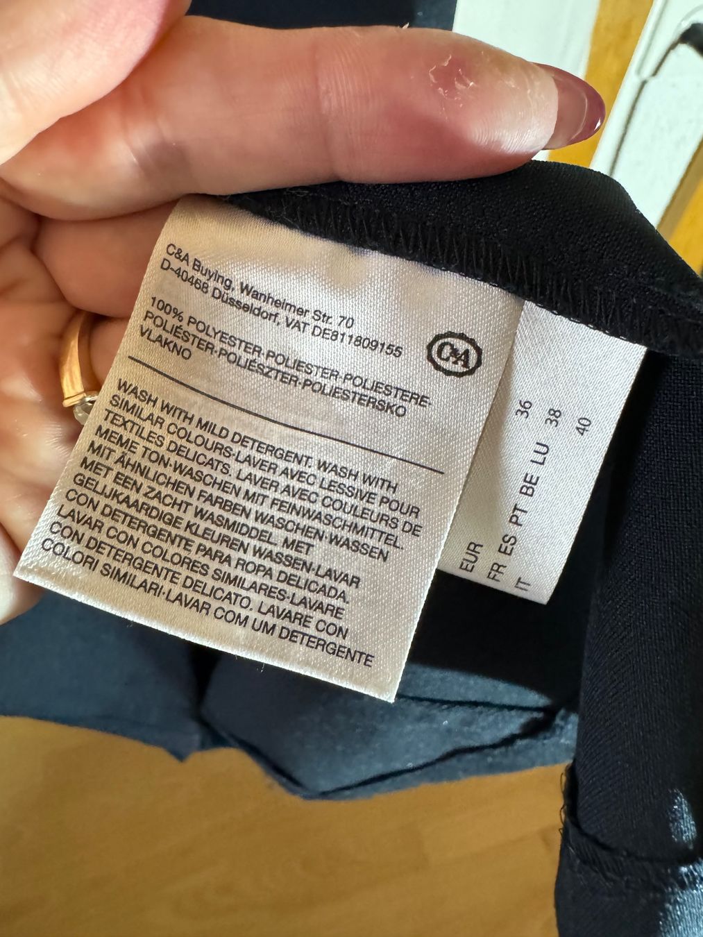 C&A Kleider: Schwarzes Kleid von C&A Gr. 36 – Gebraucht aus Grosswangen von second_hand_dress 4
