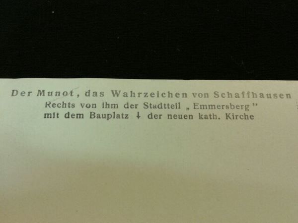 Cartes postales: Schaffhausen Munot 1939 – D'occasion à Schaffhausen par vintageworld 1
