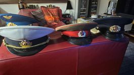 URSS original Offiziersmütze Soviet Russia Marine Armee etc