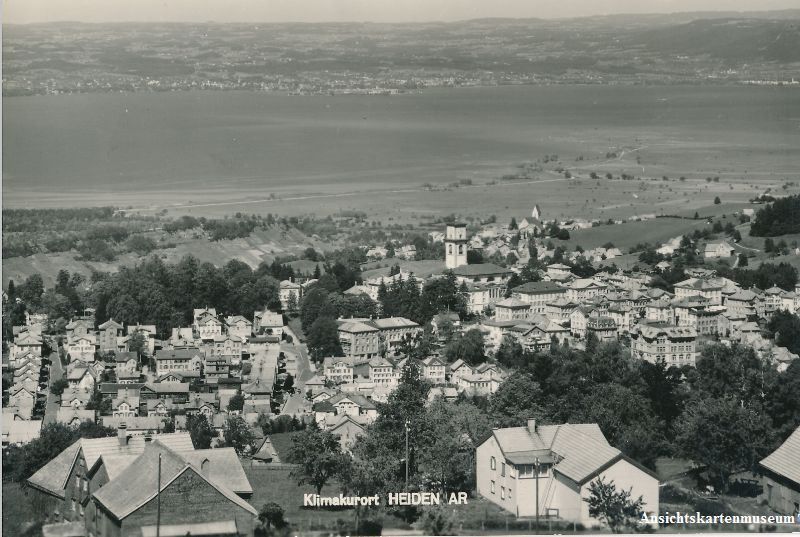 Cartoline postali: Heiden - Klimakurort + 1961 – Usato da Emmenbrücke venduto da teestube