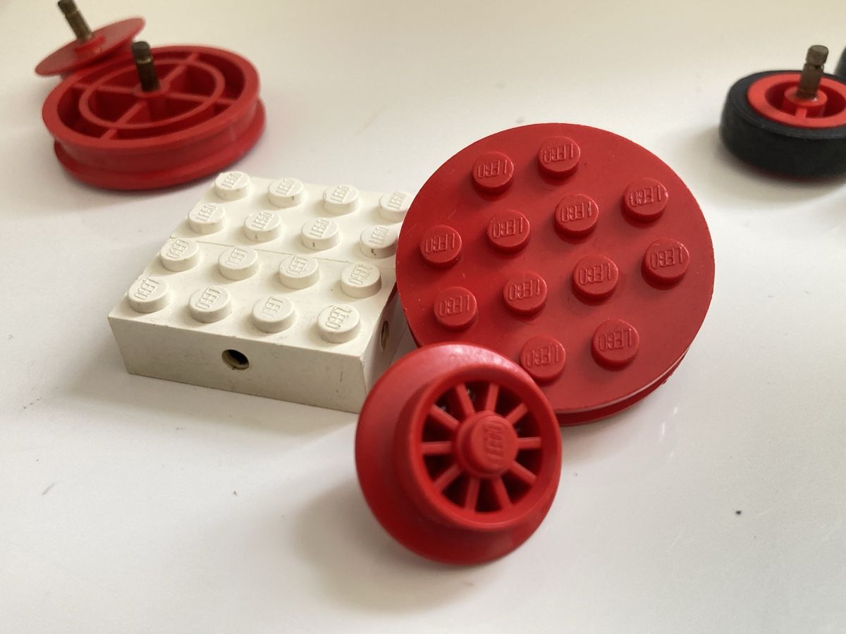 Lego Giocattoli: Konvolut alte Lego Achsen Räder Technik, Legoland – Usato da Rombach venduto da polymerase01 2