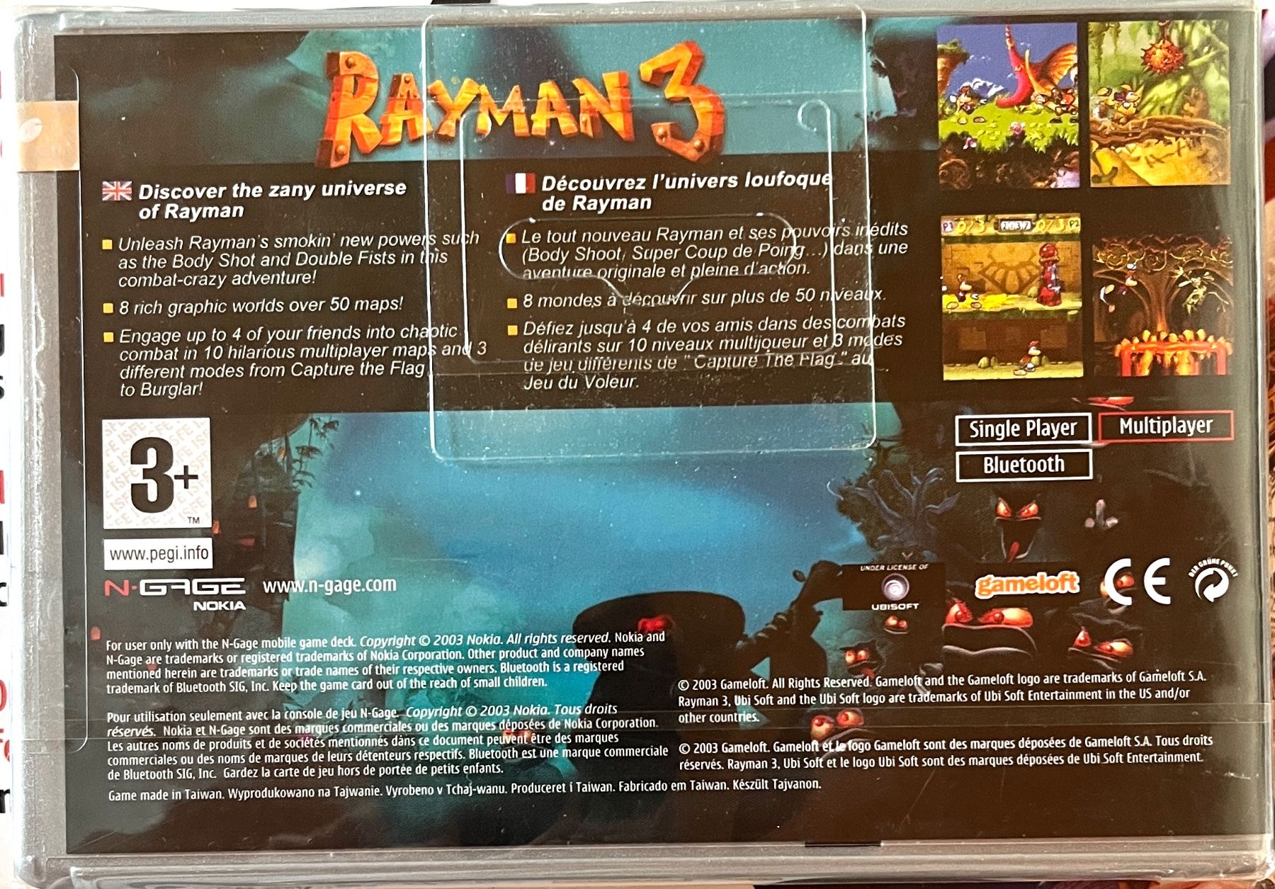 Nokia Spiele: Rayman 3 - GAME Nokia N-Gage – Gebraucht aus Renan BE von johncactus 1