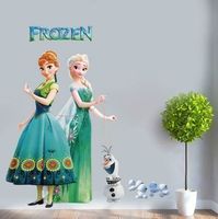 Wandtattoo Elsa und Anna Frozen Die Eiskönig
